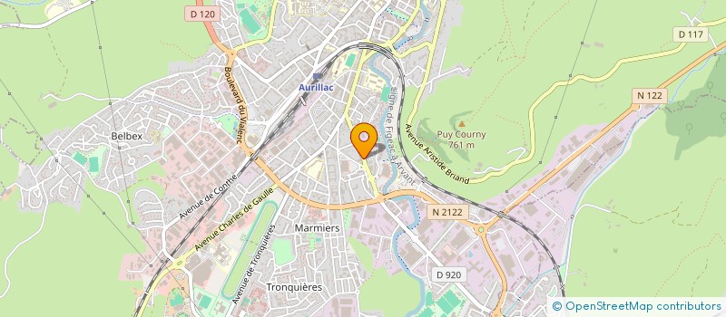 localisation de l'entreprise SARL ELITE MOTO 15 à AURILLAC