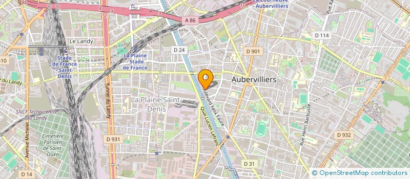 localisation de l'entreprise SARL ELLE & CO à AUBERVILLIERS