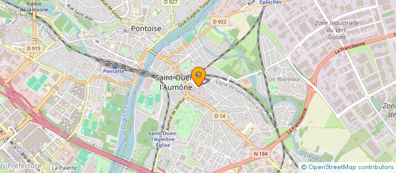 localisation de l'entreprise SARL ELLE ET LUI COIFFURES  SAINT-OUEN-L'AUMONE