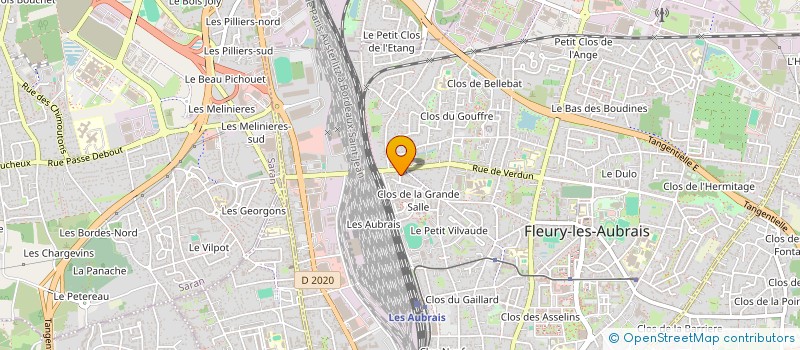 localisation de l'entreprise SARL ELM DECO à FLEURY-LES-AUBRAIS