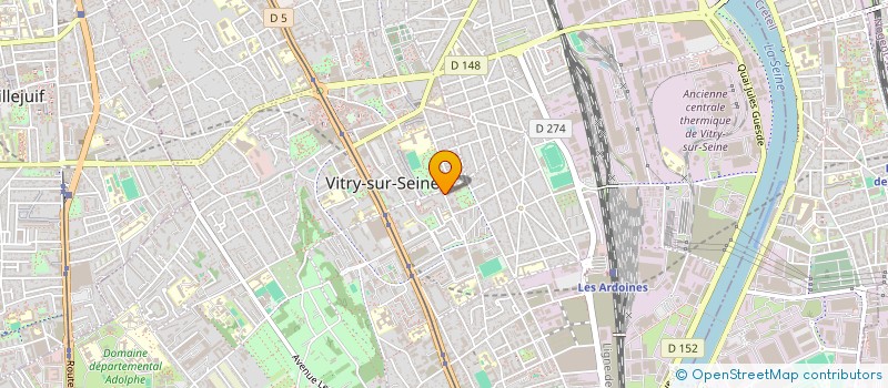 localisation de l'entreprise SARL ELMAN à VITRY-SUR-SEINE