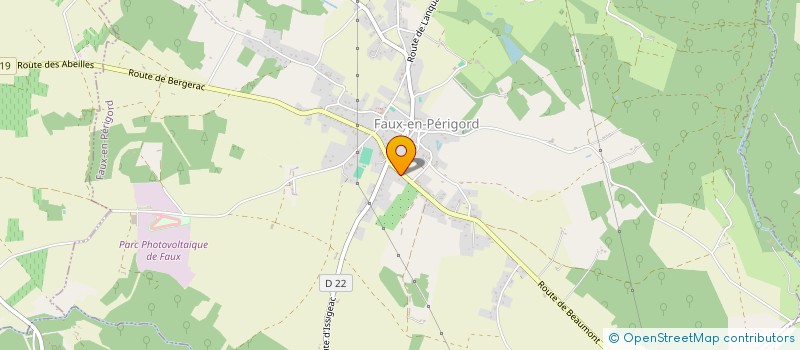 localisation de l'entreprise SARL ELODIE SAINT-AMAND  FAUX