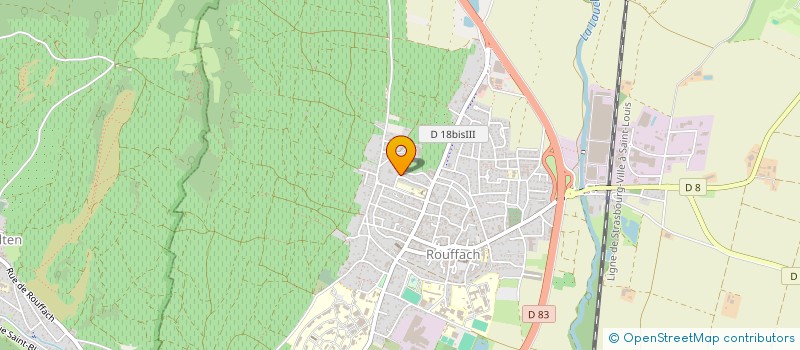 localisation de l'entreprise SARL ELSASS POULETS  GUNDOLSHEIM