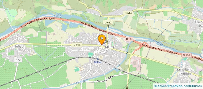 localisation de l'entreprise SARL ELU  MILLAS