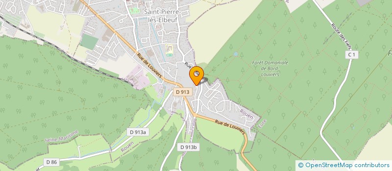 localisation de l'entreprise SARL ELYA  SAINT-PIERRE-LES-ELBEUF