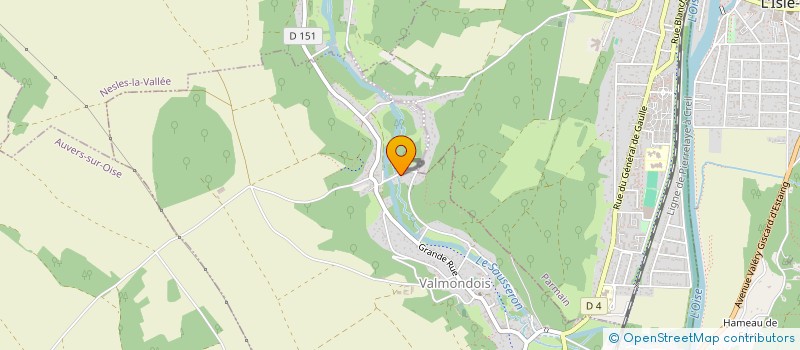 localisation de l'entreprise SARL ELYCOM à VALMONDOIS