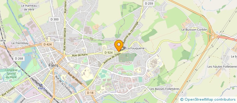 localisation de l'entreprise SARL EM à FLERS