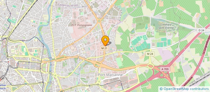 localisation de l'entreprise SARL EMA SOCIETES SOLIDAIRES à MONTPELLIER