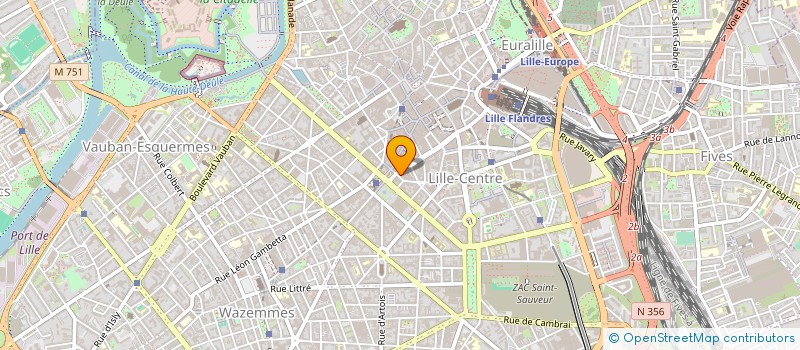 localisation de l'entreprise SARL EMABE à LILLE
