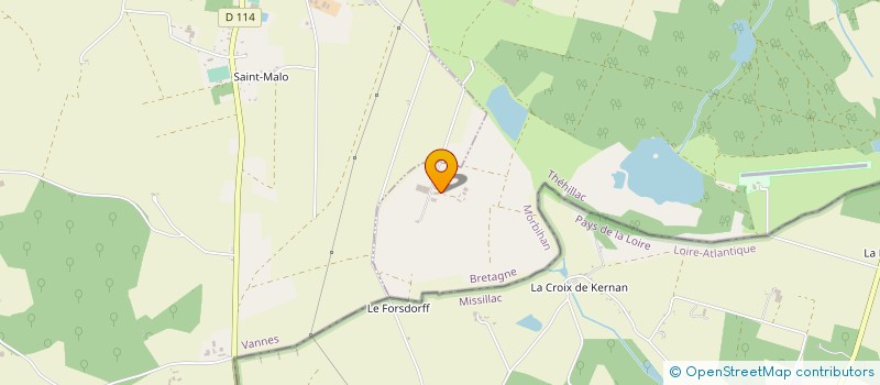 localisation de l'entreprise SARL EMAM  THEHILLAC