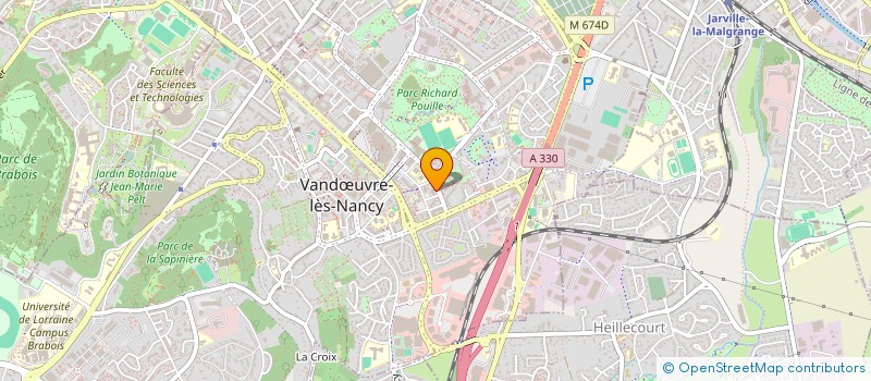 localisation de l'entreprise SARL EMANDE à VANDŒUVRE-LES-NANCY
