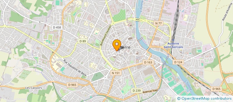 localisation de l'entreprise SARL EMANON à AUXERRE