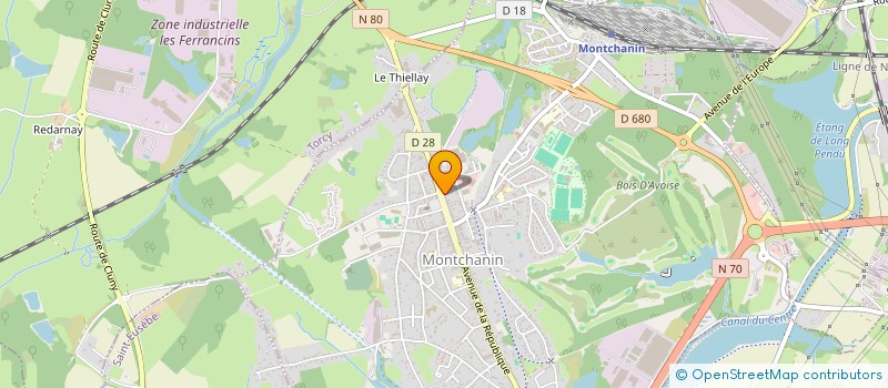 localisation de l'entreprise SARL EMC  MONTCHANIN