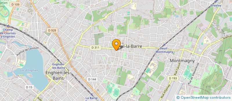 localisation de l'entreprise SARL EMC PEINTURE  DEUIL-LA-BARRE