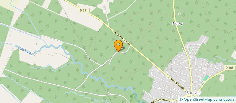 localisation de l'entreprise SARL EMC PRO à SAUCATS