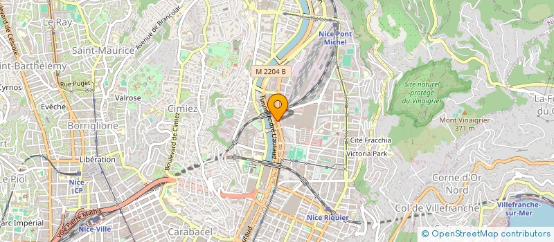 localisation de l'entreprise SARL EMERAUDE ALIMENTAIRE à NICE