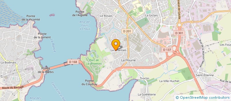 localisation de l'entreprise SARL EMERAUDE INVESTISSEMENTS à SAINT-MALO