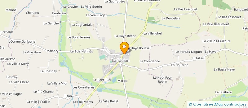 localisation de l'entreprise SARL EMERAUDE ISOLATION à LANDUJAN