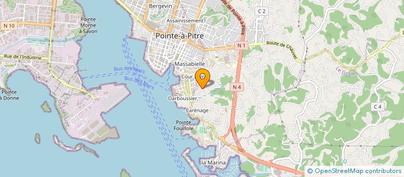 localisation de l'entreprise SARL EMERAUDE PRODUCTION à LES ABYMES