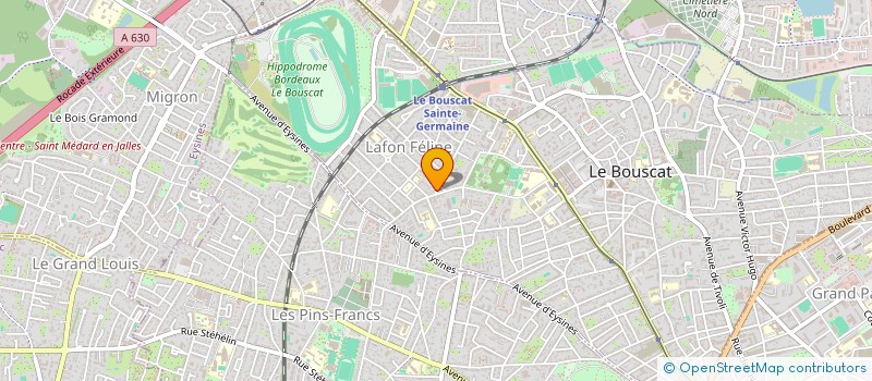 localisation de l'entreprise SARL EMERGENCE BORDEAUX  LE BOUSCAT