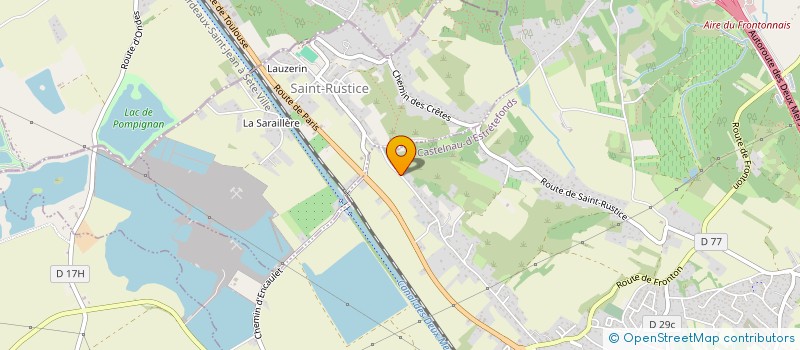 localisation de l'entreprise SARL EMGB  CASTELNAU-D'ESTRETEFONDS