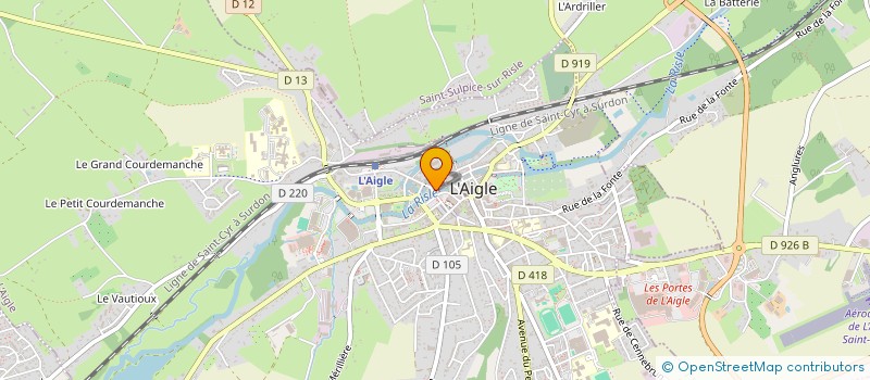 localisation de l'entreprise SARL EMILIA à L'AIGLE