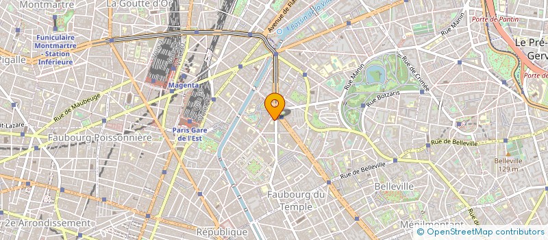 localisation de l'entreprise SARL EMILLE  PARIS