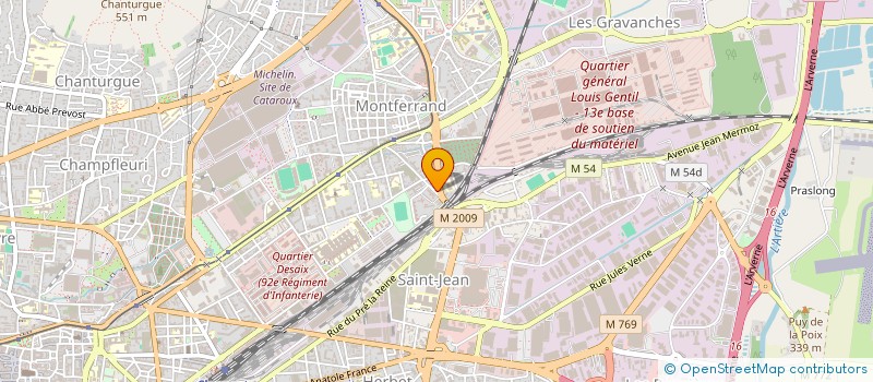 localisation de l'entreprise SARL EMIN PIZZAS  CLERMONT-FERRAND