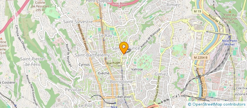 localisation de l'entreprise SARL EMP 06 à NICE