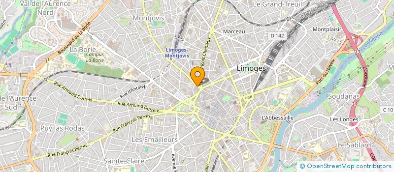 localisation de l'entreprise SARL EMPORIA à LIMOGES