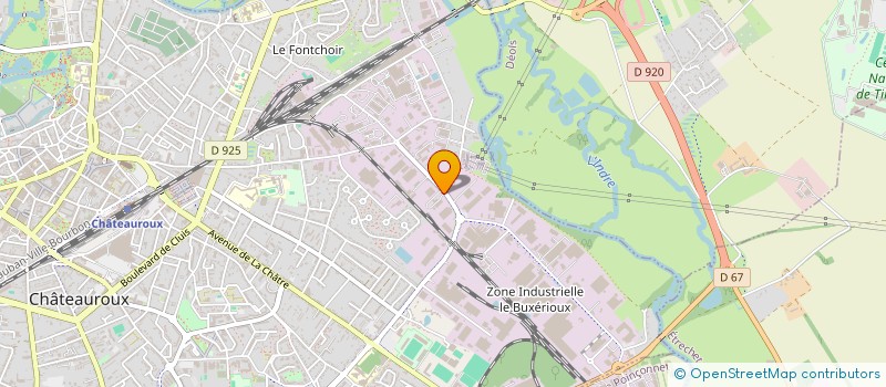 localisation de l'entreprise SARL EMRA à CHATEAUROUX
