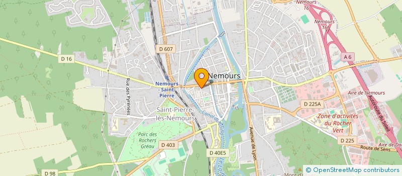 localisation de l'entreprise SARL EMS AUTOS à NEMOURS