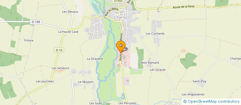 localisation de l'entreprise SARL EMS BAT 89 à CHARNY OREE DE PUISAYE
