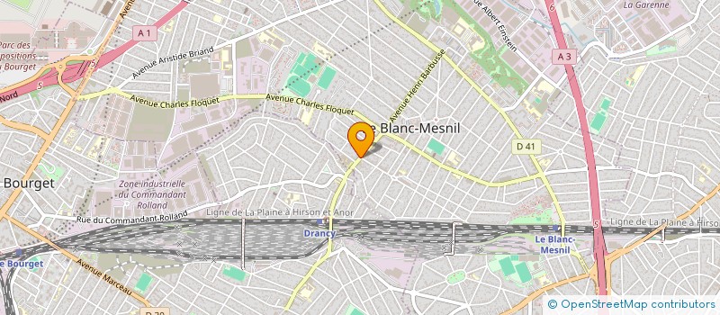 localisation de l'entreprise SARL EMY à LE BLANC-MESNIL