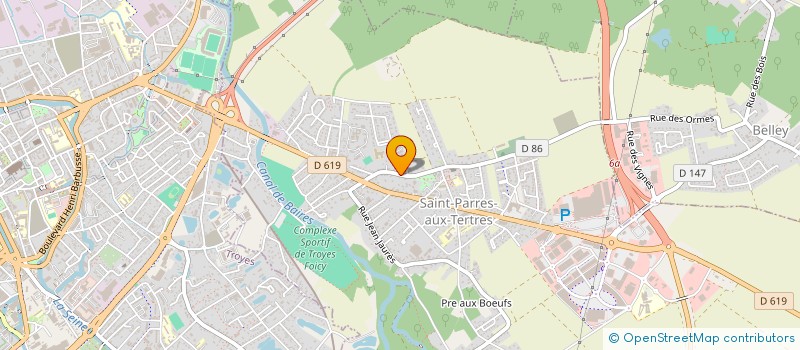 localisation de l'entreprise SARL EN CHAMPAGNE  SAINTE-SAVINE