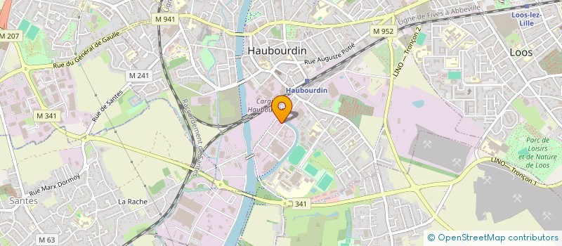 localisation de l'entreprise SARL EN FLANDRE  HAUBOURDIN