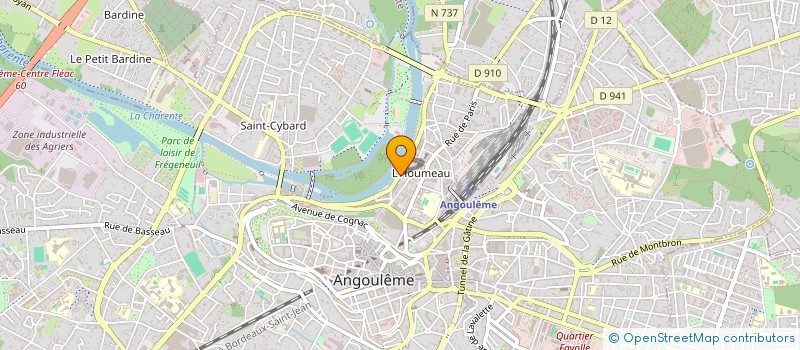 localisation de l'entreprise SARL ENCORE à ANGOULEME