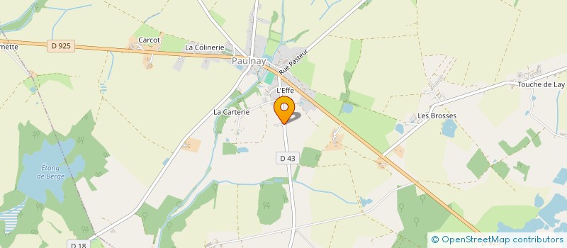 localisation de l'entreprise SARL ENDUIT DU VAL DE L INDRE à PAULNAY
