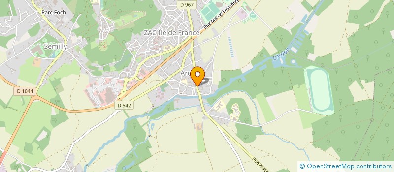 localisation de l'entreprise SARL ENERG'ECO NOUVELLE TECHNOLOGIE à LAON
