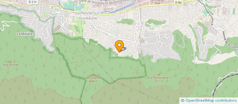 localisation de l'entreprise SARL ENERGIE 13 à LA PENNE-SUR-HUVEAUNE