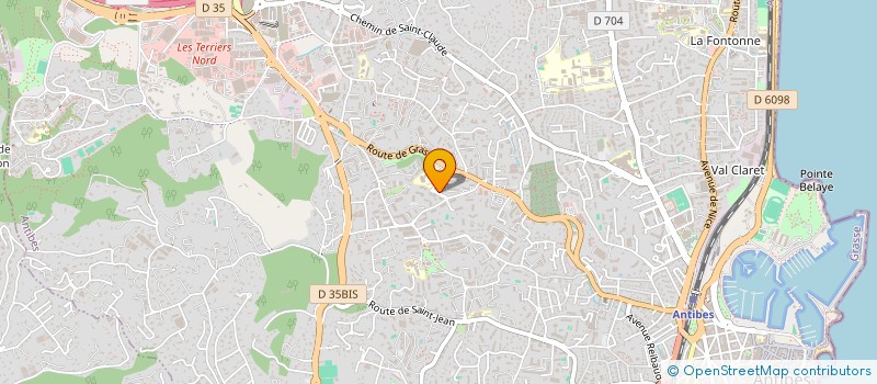 localisation de l'entreprise SARL ENERGIE à ANTIBES