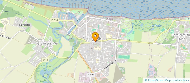 localisation de l'entreprise SARL ENERGIE CONCEPT  COURSEULLES-SUR-MER