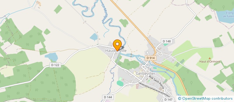 localisation de l'entreprise SARL ENERGIE D'HAUBORD  HAUDONVILLE