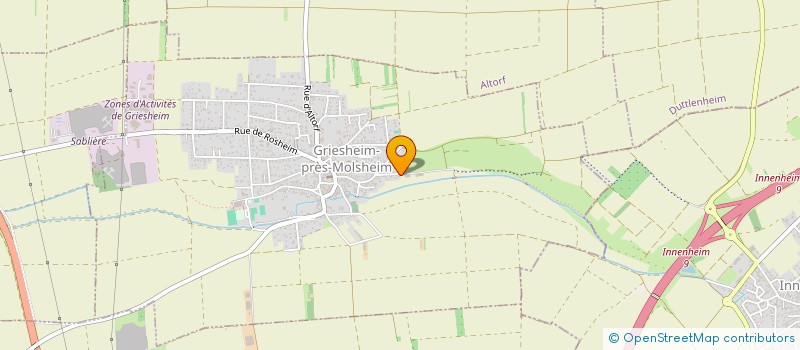 localisation de l'entreprise SARL ENERGIE DE LA BREITE  GRIESHEIM-PRES-MOLSHEIM