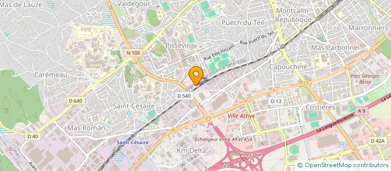 localisation de l'entreprise SARL ENERGIE G  NIMES