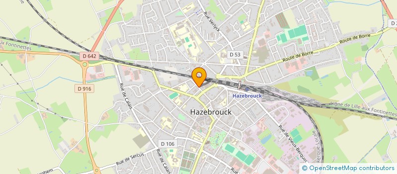 localisation de l'entreprise SARL ENERGIE NORD SUD à HAZEBROUCK
