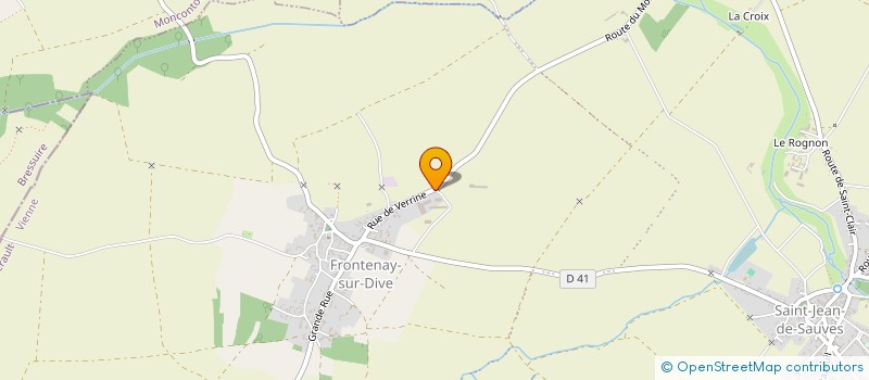 localisation de l'entreprise SARL ENERGIE VERTE 86  SAINT-JEAN-DE-SAUVES