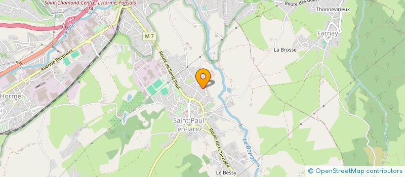 localisation de l'entreprise SARL ENERSERVICES  SAINT-PAUL-EN-JAREZ