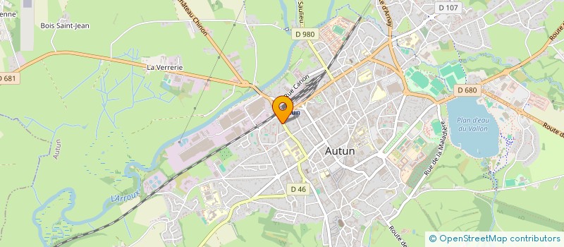 localisation de l'entreprise SARL ENES  AUTUN