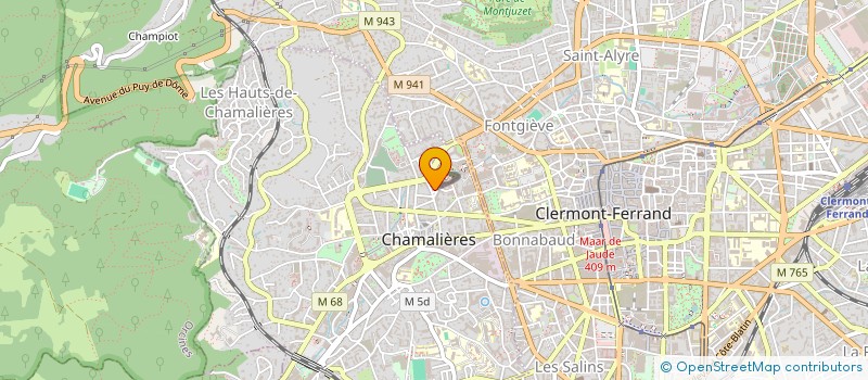 localisation de l'entreprise SARL ENFIN à CHAMALIERES